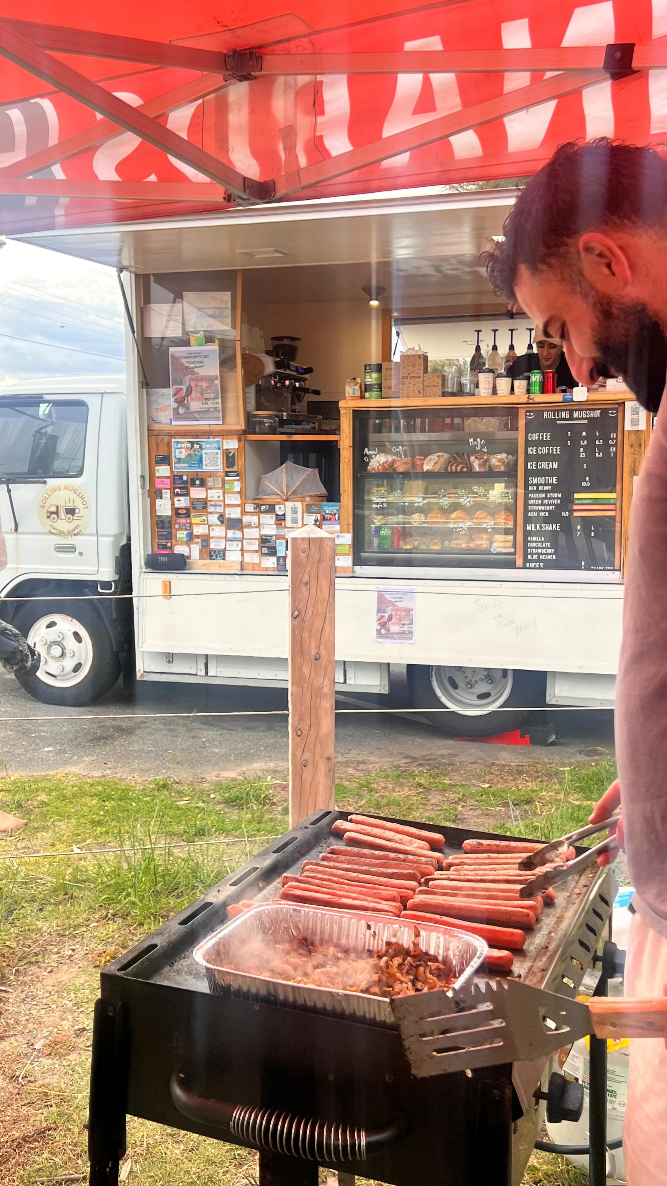 Grilling at the cart