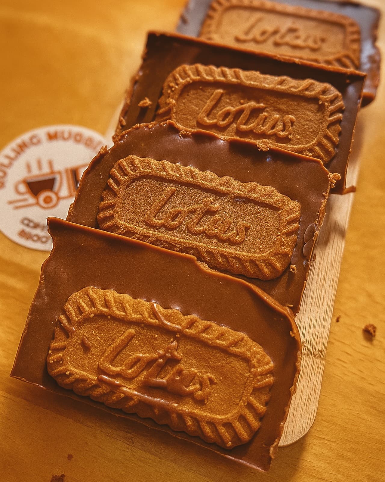 Lotus Biscoff slices